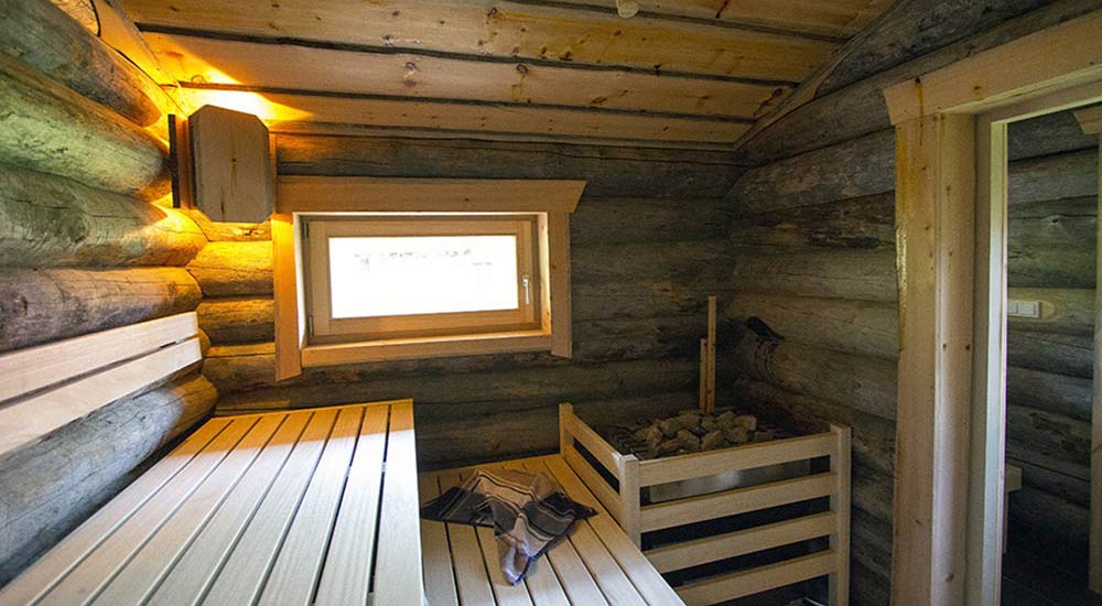 Aussen Sauna Blockhaus Sauna Kelo Sauna Garten Sauna